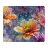 Blume Art Cutting Board Schneidebrett (Vorderseite)
