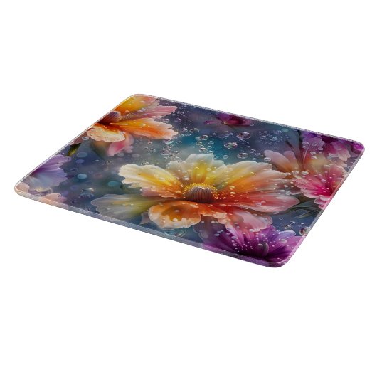 Blume Art Cutting Board Schneidebrett (Ecke)