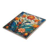 Blume Art Deco Design Keramik Tile Fliese (Seite)