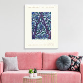 Blume Art Deco Leinwanddruck (Insitu (Wohnzimmer))