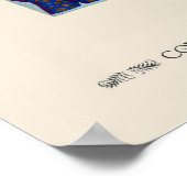 Blume Art Deco Poster (Ecke)