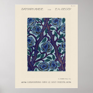 Blume Art Deco Poster