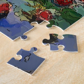 Blume Art Deco Puzzle (Seite)