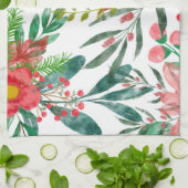 Blume Art Decor Geschirrtuch (Gefaltet)