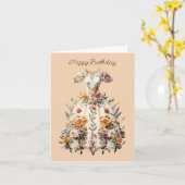 Blume Art Geburtstagskarte Karte (Gelbe Blume)