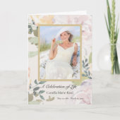 Blume Art Memorial Programm (Vorderseite)