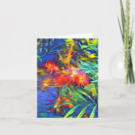 Blume Art Native Bottle Brush Karte