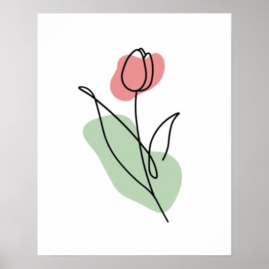 Blume Art Poster (Vorne)