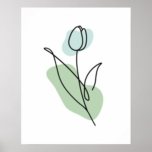 Blume Art Poster (Vorne)
