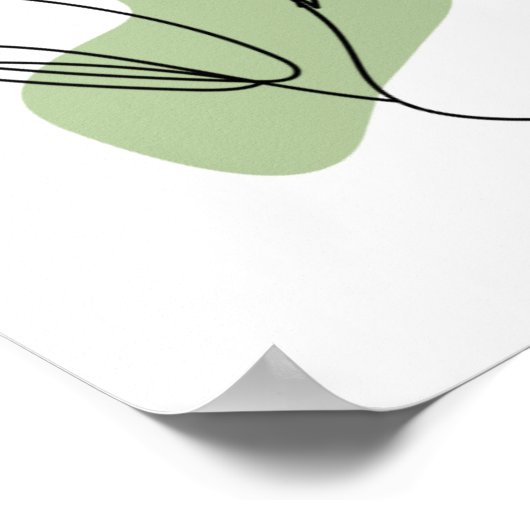 Blume Art Poster (Ecke)