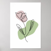 Blume Art Poster (Vorne)