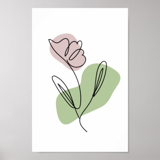 Blume Art Poster (Vorne)