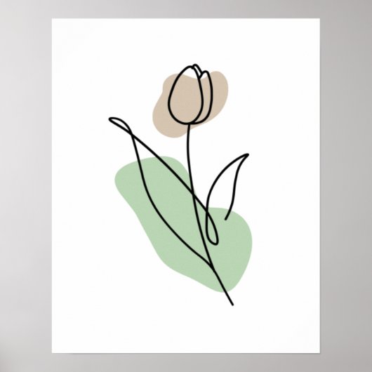 Blume Art Poster (Vorne)
