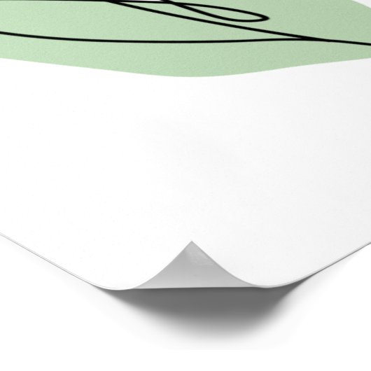 Blume Art Poster (Ecke)