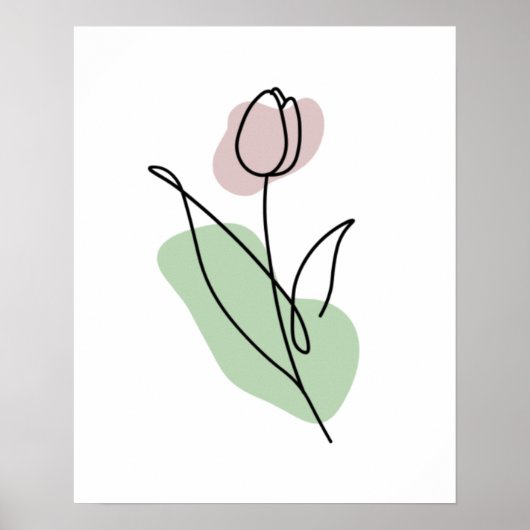 Blume Art Poster (Vorne)