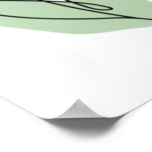 Blume Art Poster (Ecke)