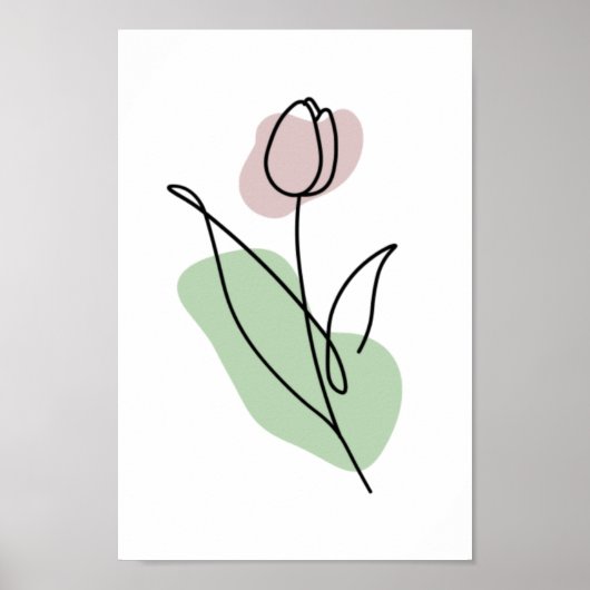 Blume Art Poster (Vorne)