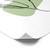 Blume Art Poster (Ecke)