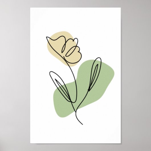 Blume Art Poster (Vorne)