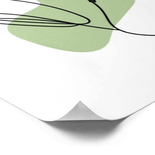 Blume Art Poster (Ecke)