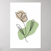 Blume Art Poster (Vorne)