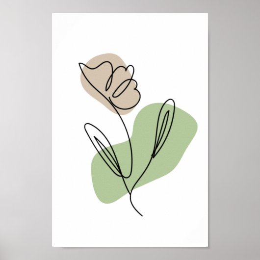 Blume Art Poster (Vorne)