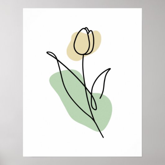 Blume Art Poster (Vorne)
