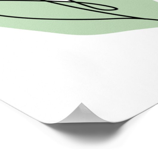 Blume Art Poster (Ecke)