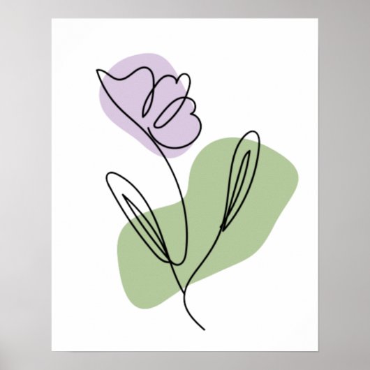 Blume Art Poster (Vorne)