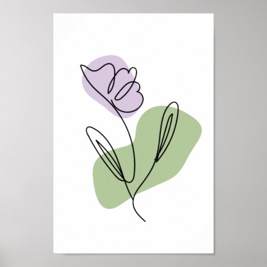 Blume Art Poster (Vorne)