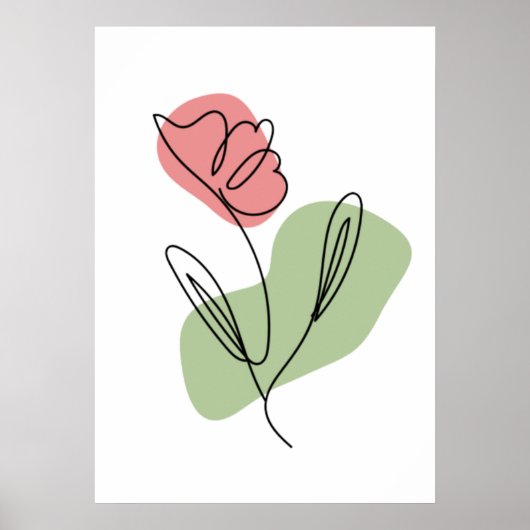 Blume Art Poster (Vorne)