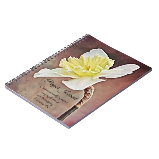 Blume Art Prayer Journal Notizblock (Linke Seite)