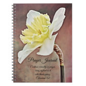 Blume Art Prayer Journal Notizblock (Vorderseite)