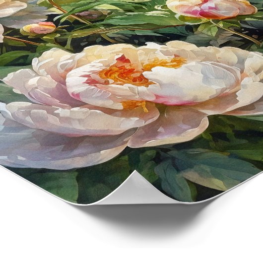 Blume Art Print Poster (Ecke)