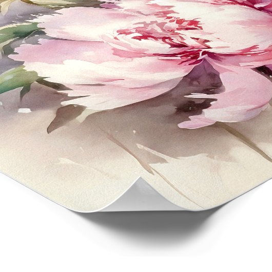 Blume Art Print Poster (Ecke)