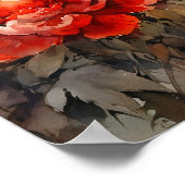 Blume Art Print Poster (Ecke)