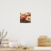 Blume Art Print Poster (Küche)