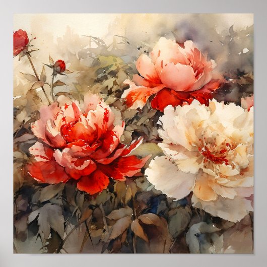 Blume Art Print Poster (Vorne)
