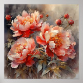 Blume Art Print Poster (Vorne)