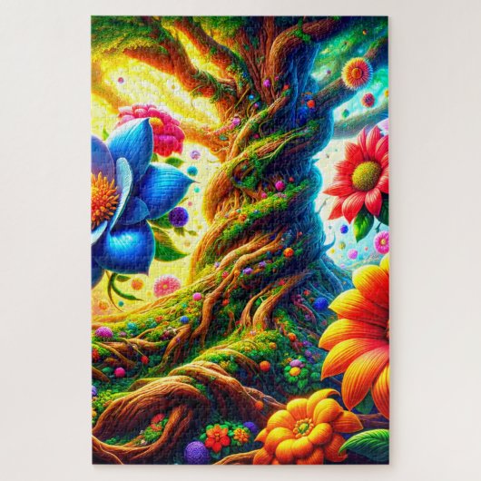Blume Art Puzzle (Vertikal)