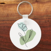 Blume Art Schlüsselanhänger (Vorderseite)
