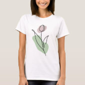Blume Art T-Shirt (Vorderseite)