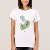 Blume Art T-Shirt (Vorderseite)