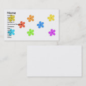 Blume Art Visitenkarte (Vorne/Hinten)