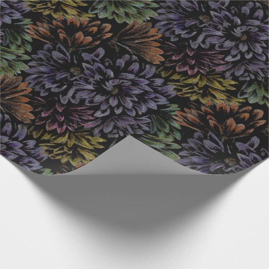 Blume Art Wrapping Paper Floral Art Geschenkverpac Geschenkpapier (Ecke)