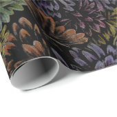Blume Art Wrapping Paper Floral Art Geschenkverpac Geschenkpapier (Rolleneckpunkt)
