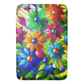 Blume Artwork Badematte (Vorderseite Vertikal)