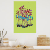 Blume Artwork Poster (Küche)