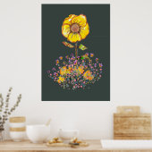 Blume Artwork Poster (Küche)