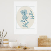 Blume Artwork Poster (Küche)